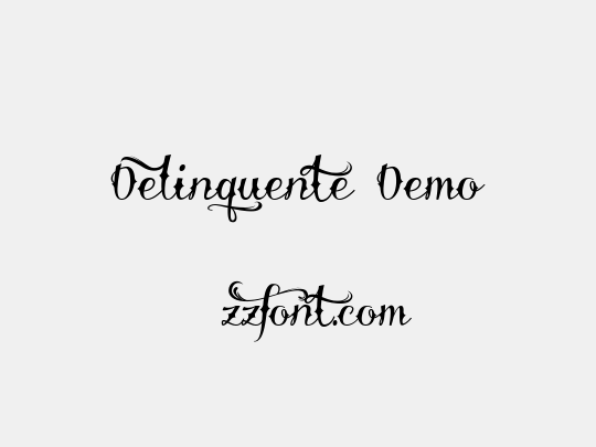 Delinquente Demo