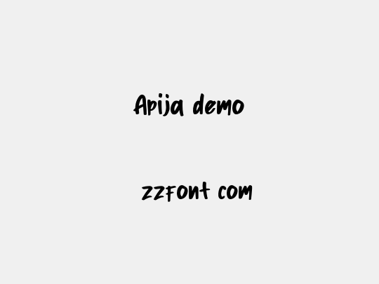 Apija demo