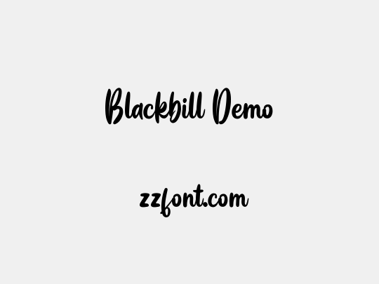 Blackbill Demo