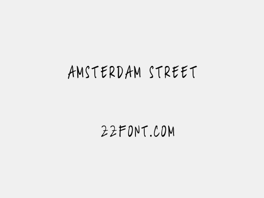 Amsterdam Street