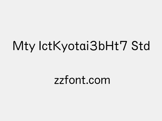 Mty IctKyotai3bHt7 Std