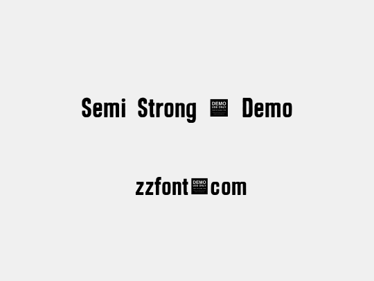 Semi Strong - Demo