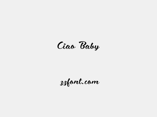 Ciao Baby