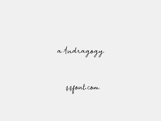 a Andragogy