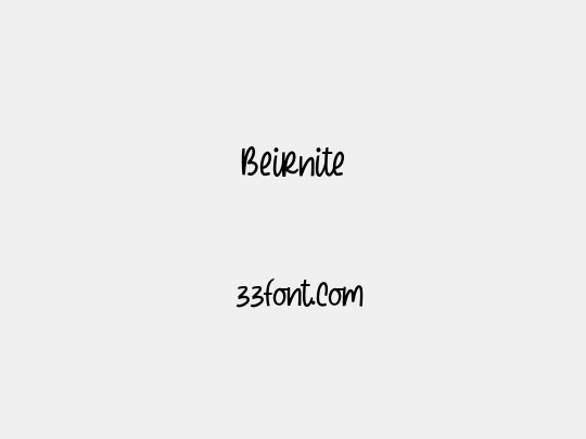 Beirnite