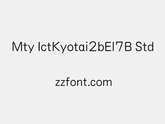 Mty IctKyotai2bEl7B Std