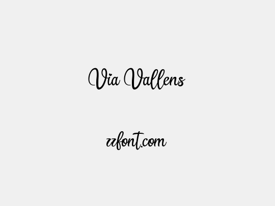 Via Vallens