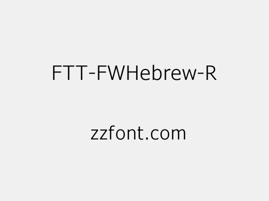 FTT-FWHebrew-R