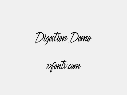 Digestion Demo