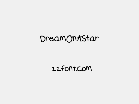 DreamOnAStar
