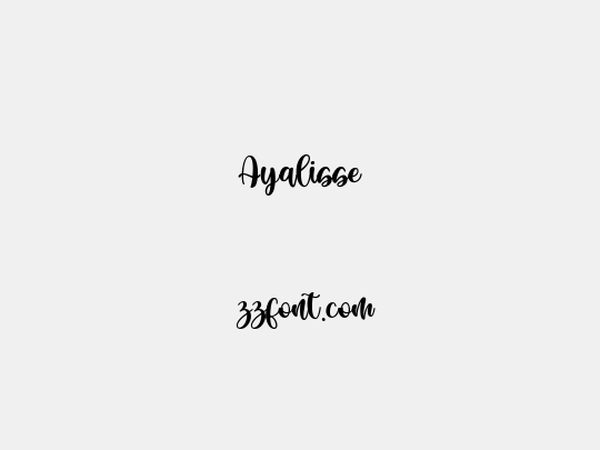 Ayalisse