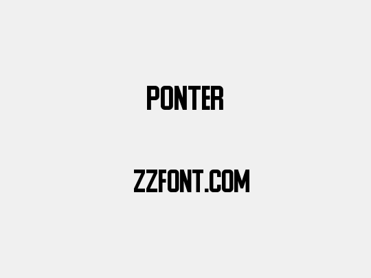 Ponter