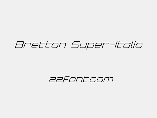 Bretton Super-Italic