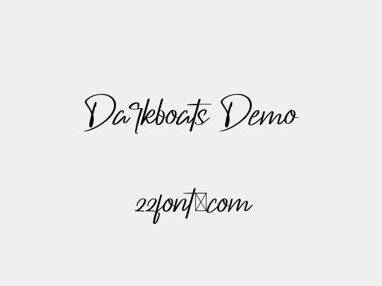 Darkboats Demo