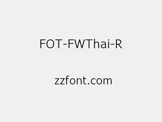FOT-FWThai-R