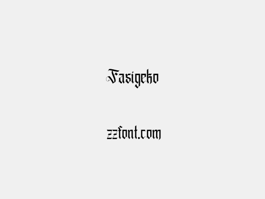 Fasigeko