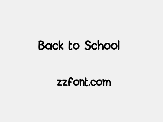 Back to School 