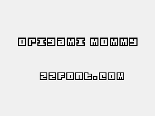 Origami Mommy
