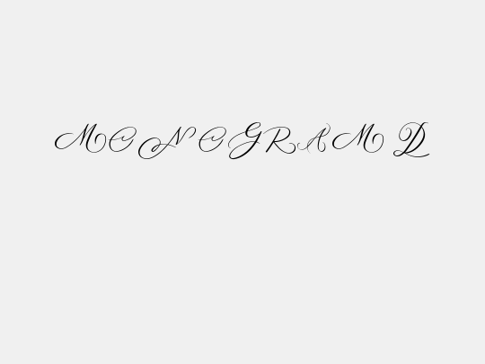 MONOGRAM D