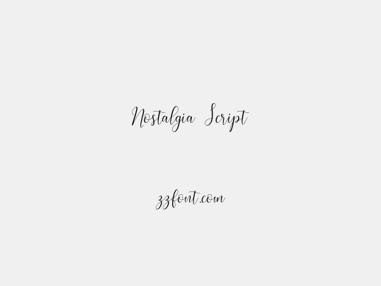 Nostalgia Script