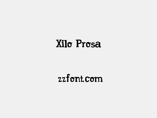 Xilo Prosa