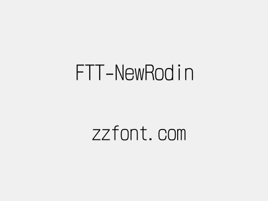 FTT-NewRodin