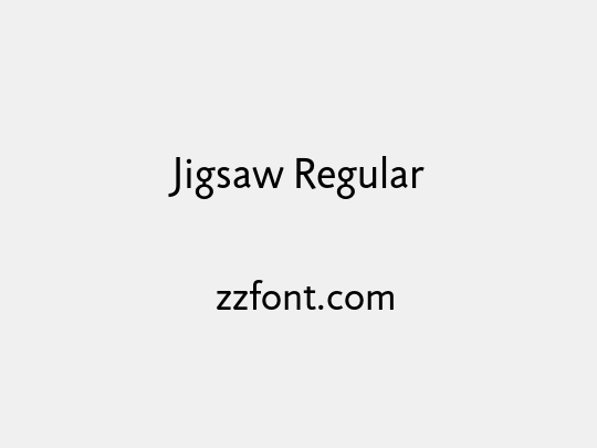 Jigsaw Regular