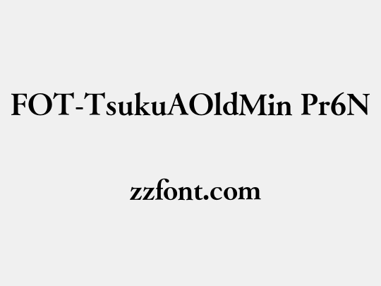 FOT-TsukuAOldMin Pr6N