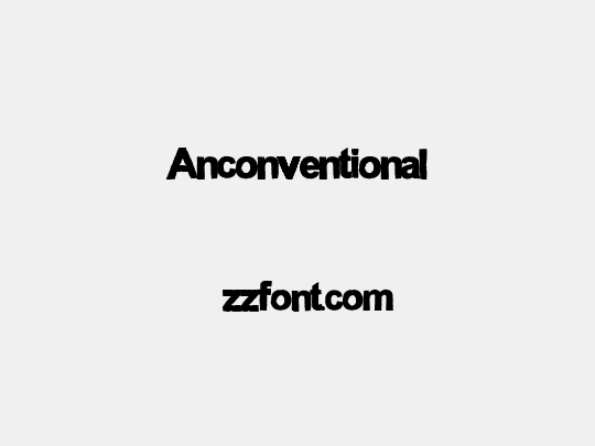 Anconventional
