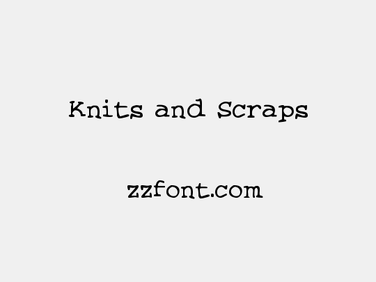 Knits and Scraps
