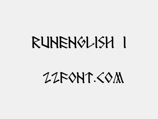 RUNEnglish 1