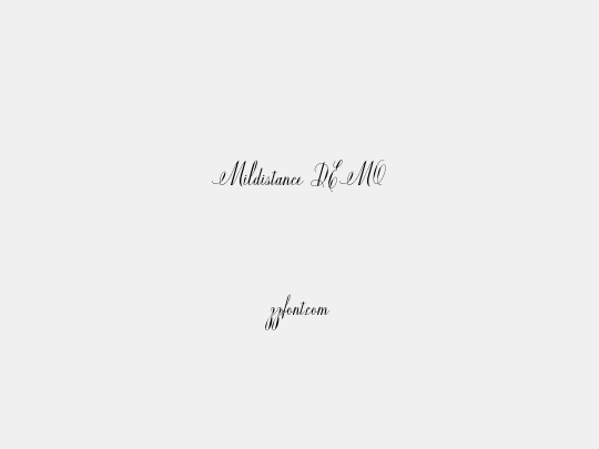 Mildistance DEMO