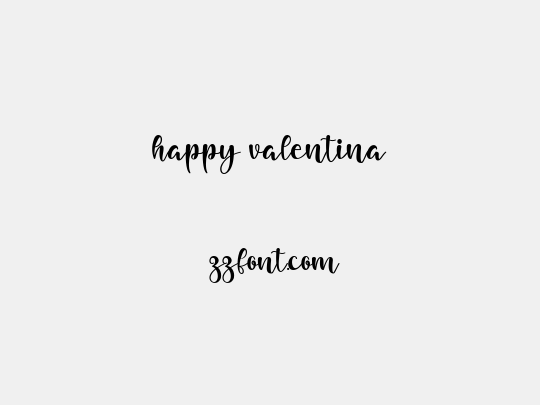 happy valentina