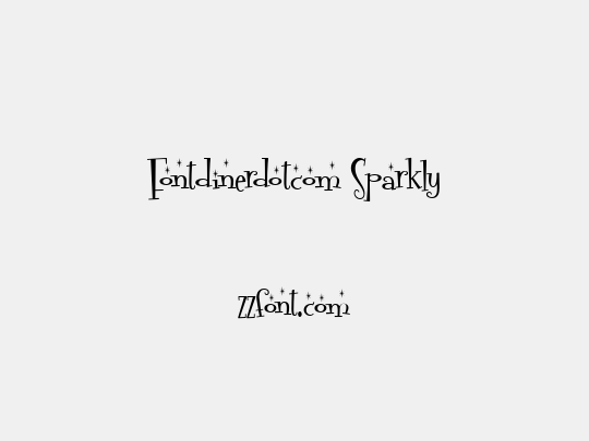 Fontdinerdotcom Sparkly