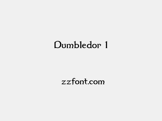 Dumbledor 1