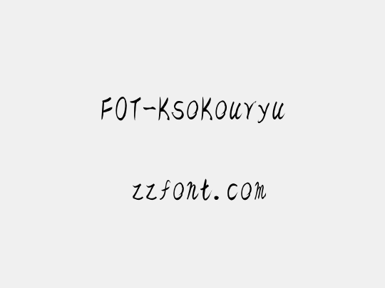 FOT-KsoKouryu