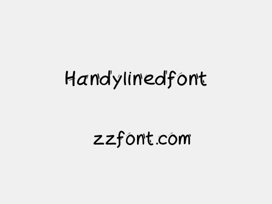 Handylinedfont
