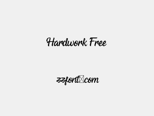 Hardwork Free