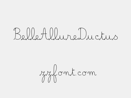 BelleAllureDuctus