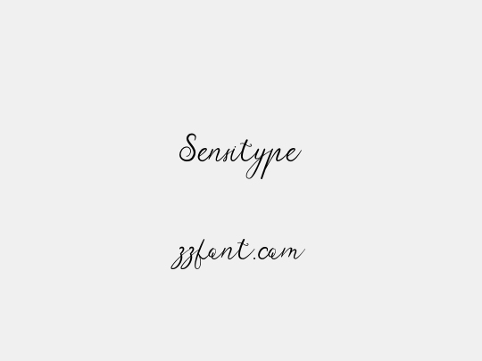Sensitype