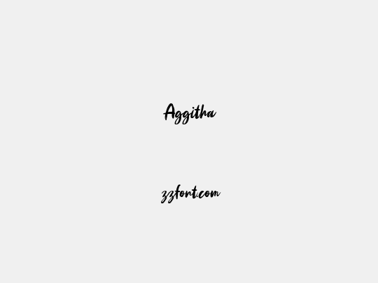  Aggitha