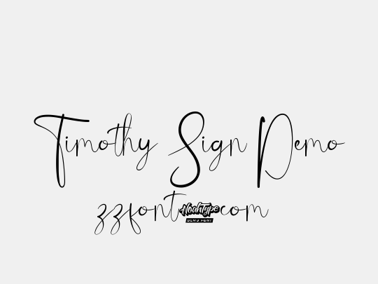 Timothy Sign Demo