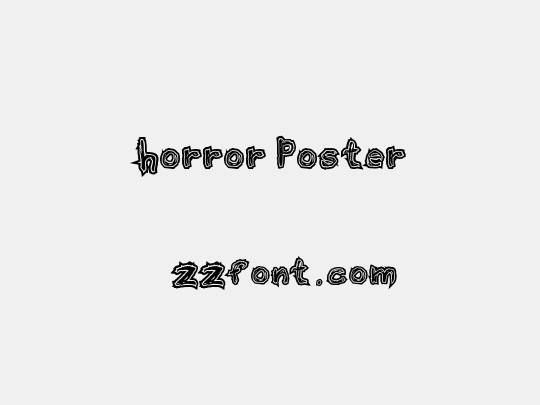 Horror Poster