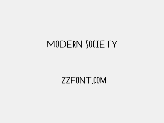 Modern Society