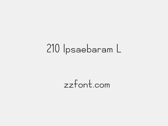 210 Ipsaebaram L