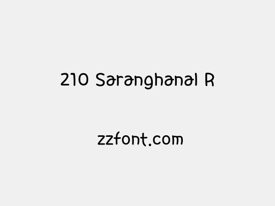 210 Saranghanal R