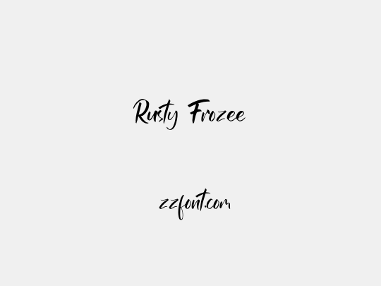 Rusty Frozee