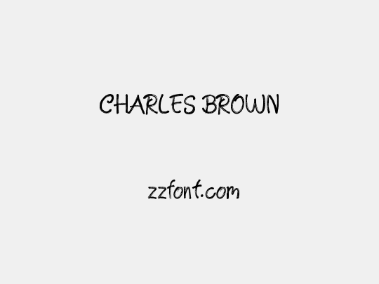 CHARLES BROWN