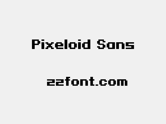 Pixeloid Sans