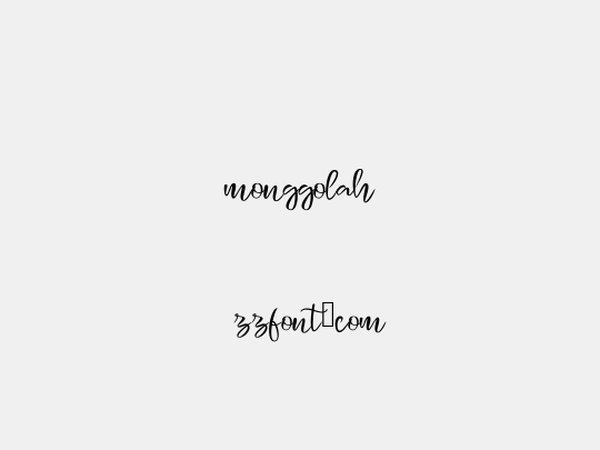 monggolah